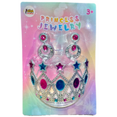 Ensemble couronne de princesse et boucles d'oreilles NessiWorld
